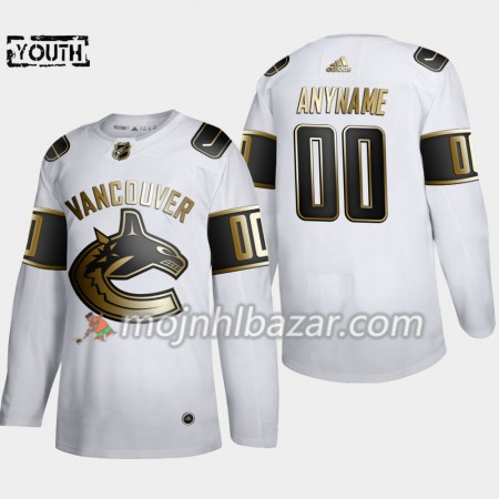 Dresovi Vancouver Canucks Custom Adidas 2019-2020 Golden Edition Bijela Authentic - Dječji Dresovi Vancouver Canucks Custom Adidas 2019-2020 Golden Edition Bijela Authentic - Dječji